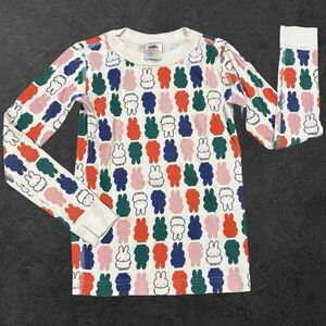 Hanna Andersson Miffy Organic Cotton Long Sleeve Tee Top 6-7 Colorful Print